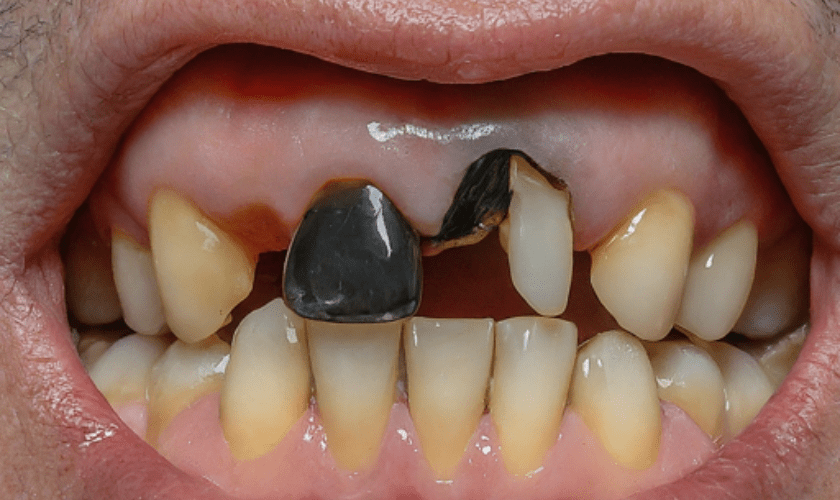 What Causes Black Teeth in Adults?